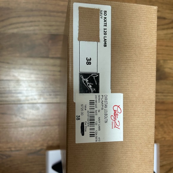 Christian Louboutin So Kate 120 Navy blue size 38 - Picture 4 of 4